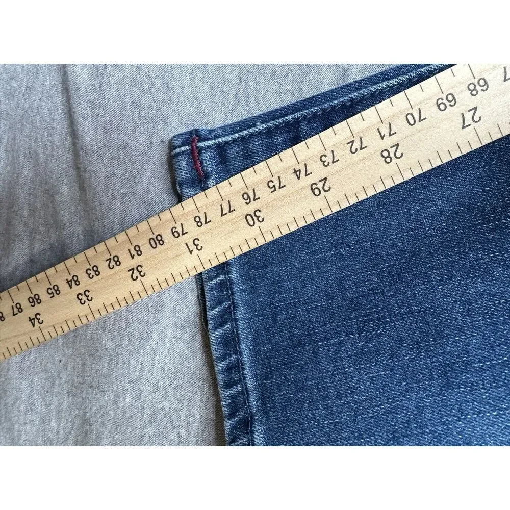 True Religion Jeans Men's Rocco SN Flap Relaxed Skinny Size 36x32 NWT Red Stitch